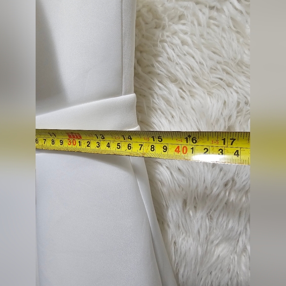 White Scuba Material dress - Picture 6 of 10